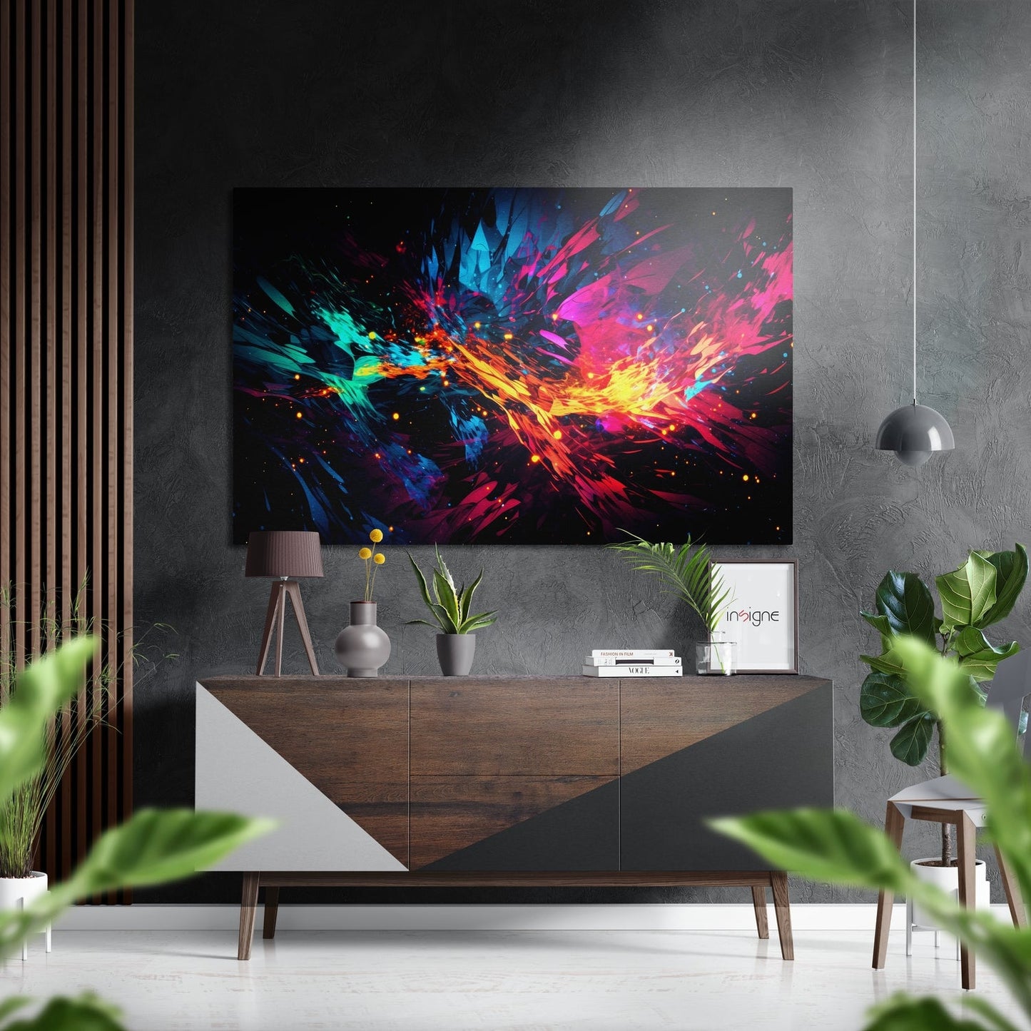 Colors of Space Brushed Aluminum Dibond Wall Art