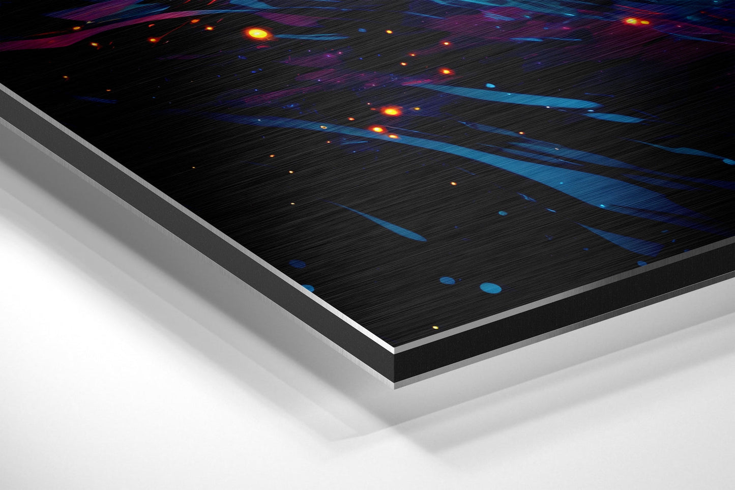 Colors of Space Brushed Aluminum Dibond Wall Art
