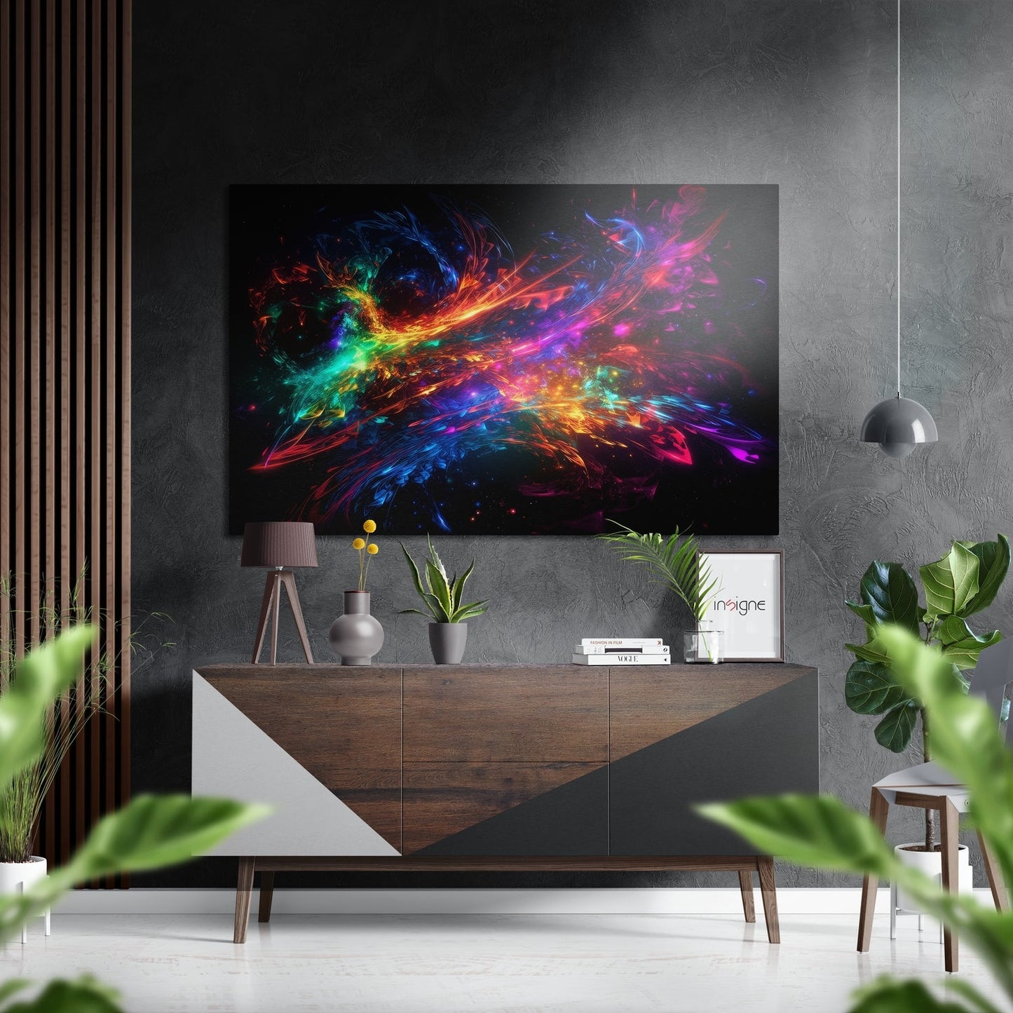 Colors of Space Brushed Aluminum Dibond Wall Art
