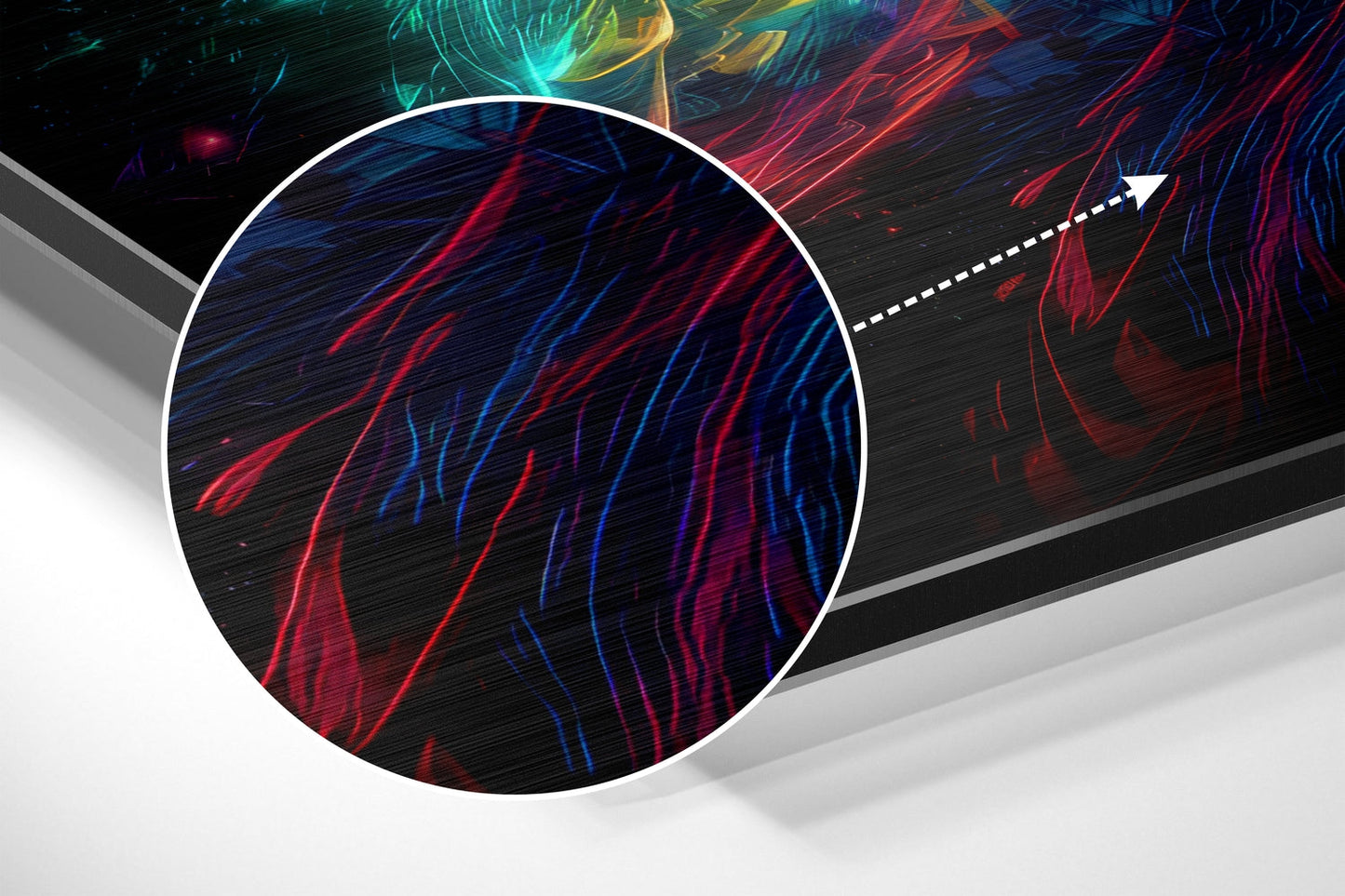 Colors of Space Brushed Aluminum Dibond Wall Art