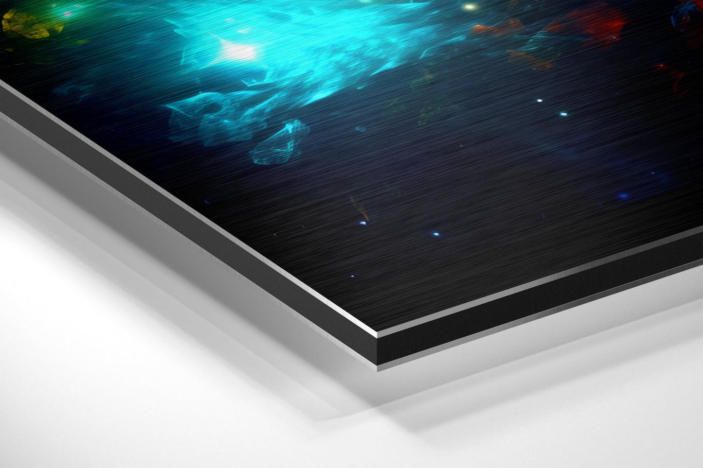 Colors of Space Brushed Aluminum Dibond Wall Art