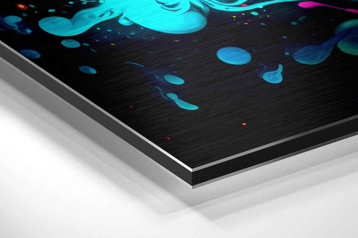 Colors of Space Brushed Aluminum Dibond Wall Art