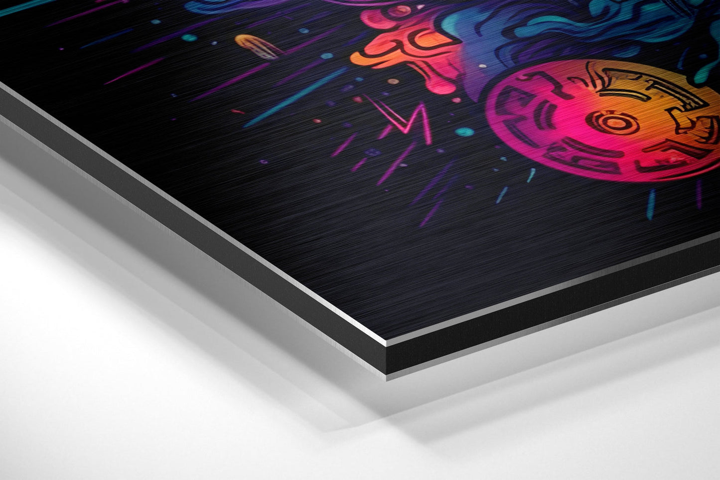 Bitcoin Brushed Aluminum Dibond Wall Art