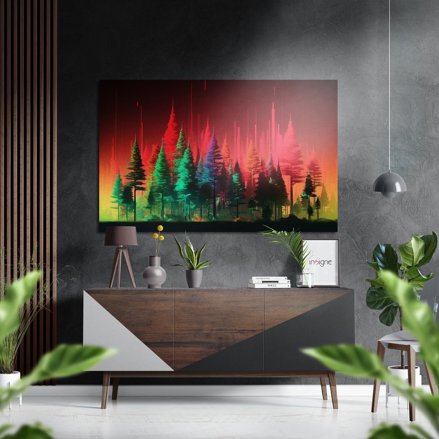 Forest Brushed Aluminum Dibond Wall Art