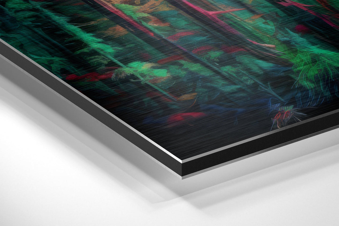 Forest Brushed Aluminum Dibond Wall Art