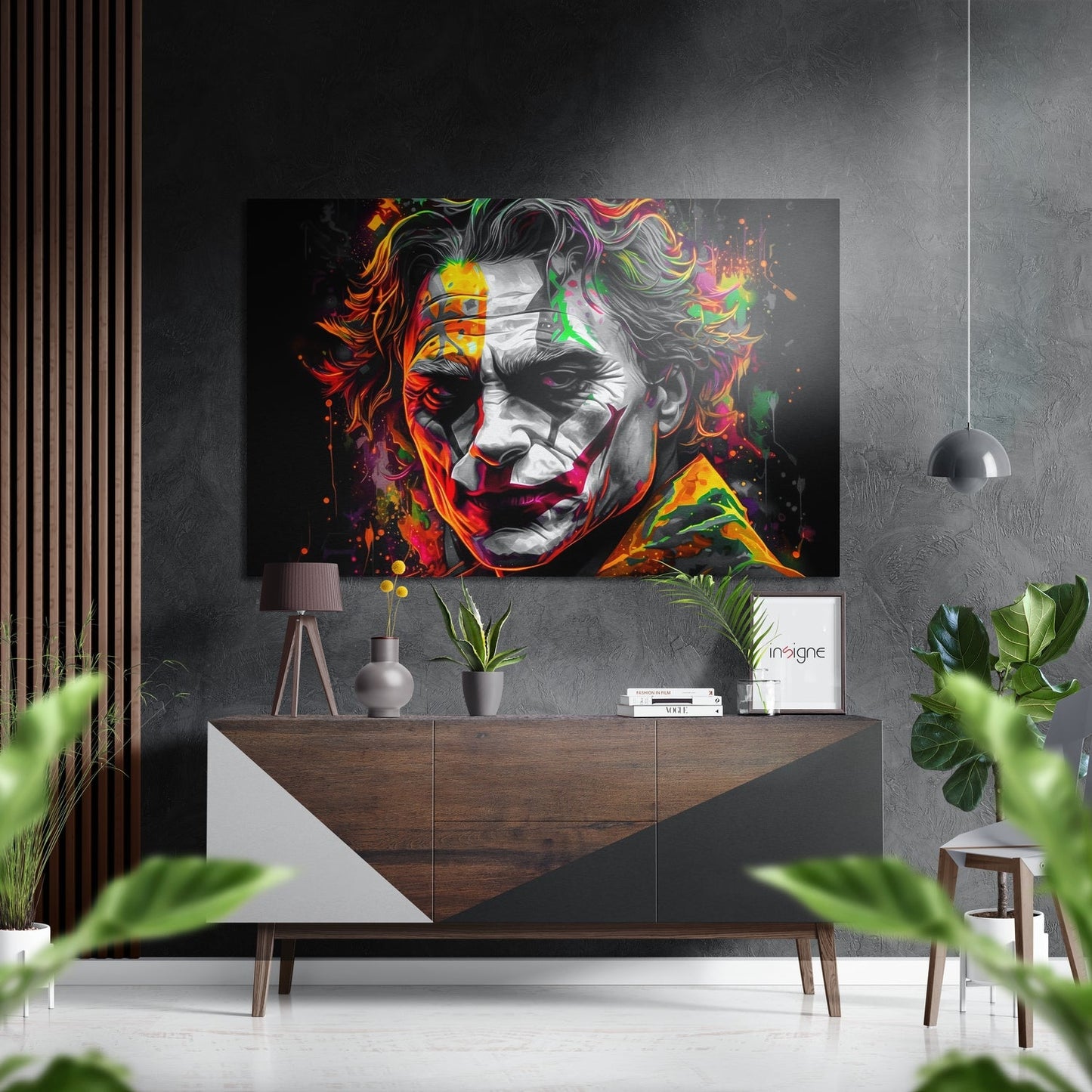 Joker Brushed Aluminum Dibond Wall Art