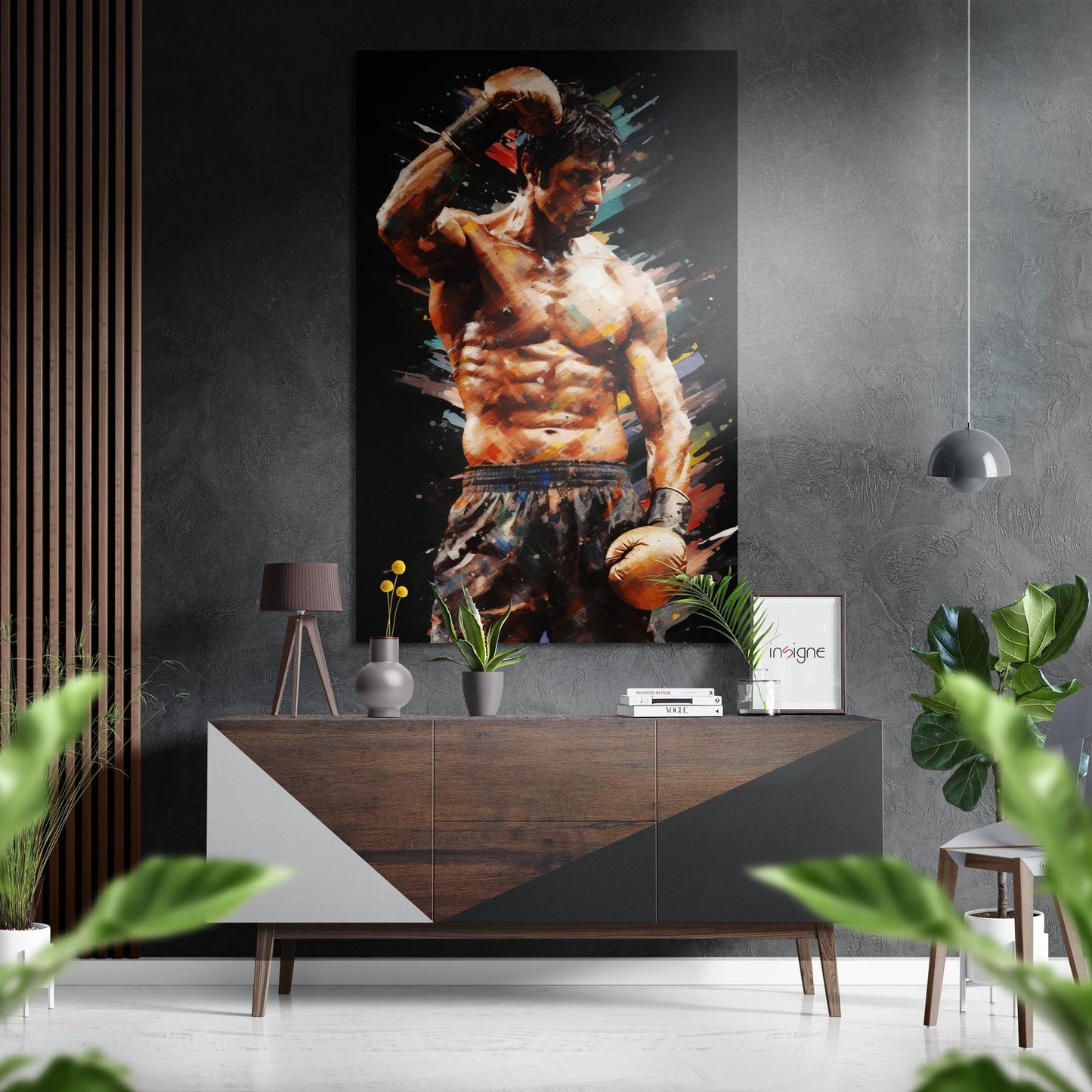 Rocky Brushed Aluminum Dibond Wall Art