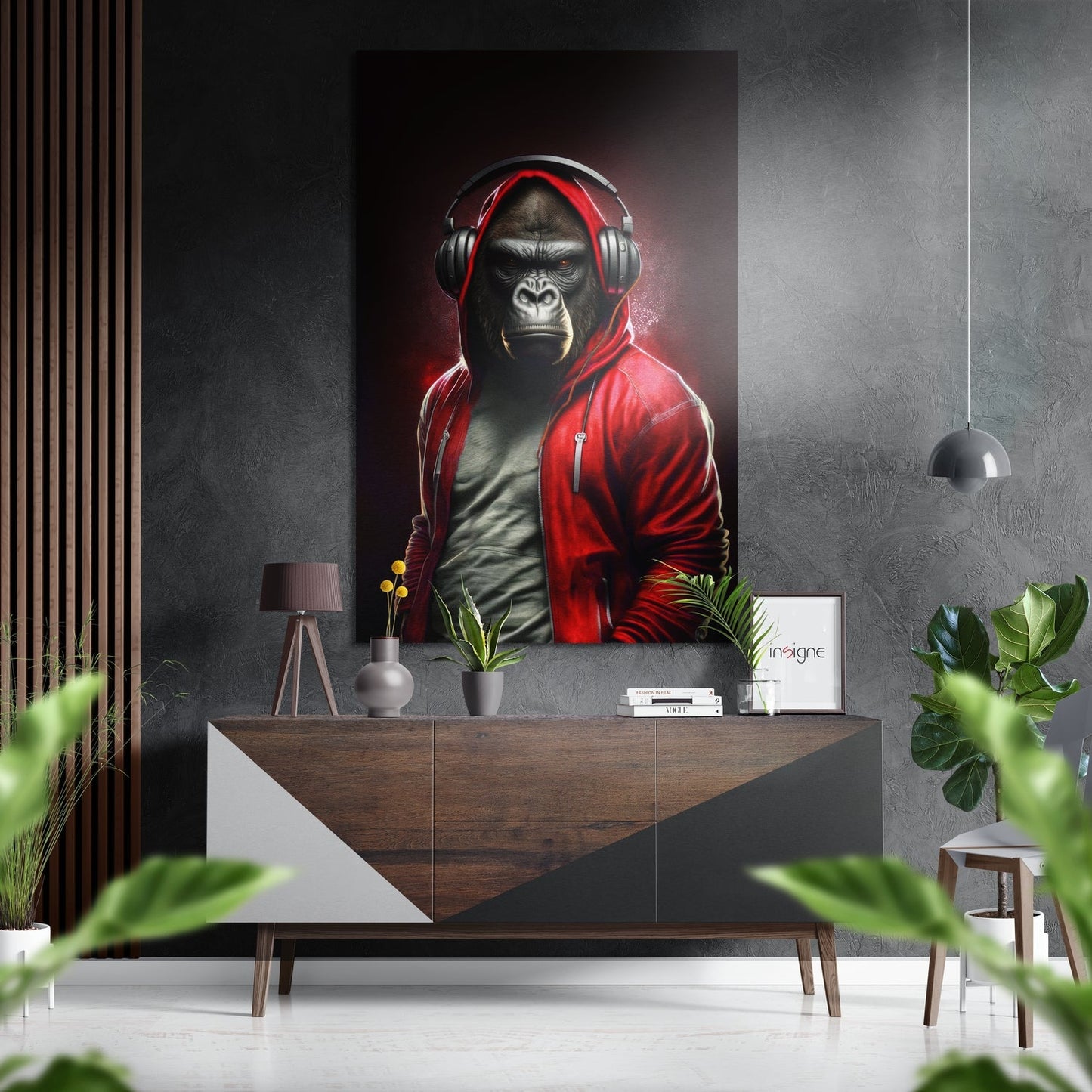 Anger of the Ape Brushed Aluminum Dibond Wall Art
