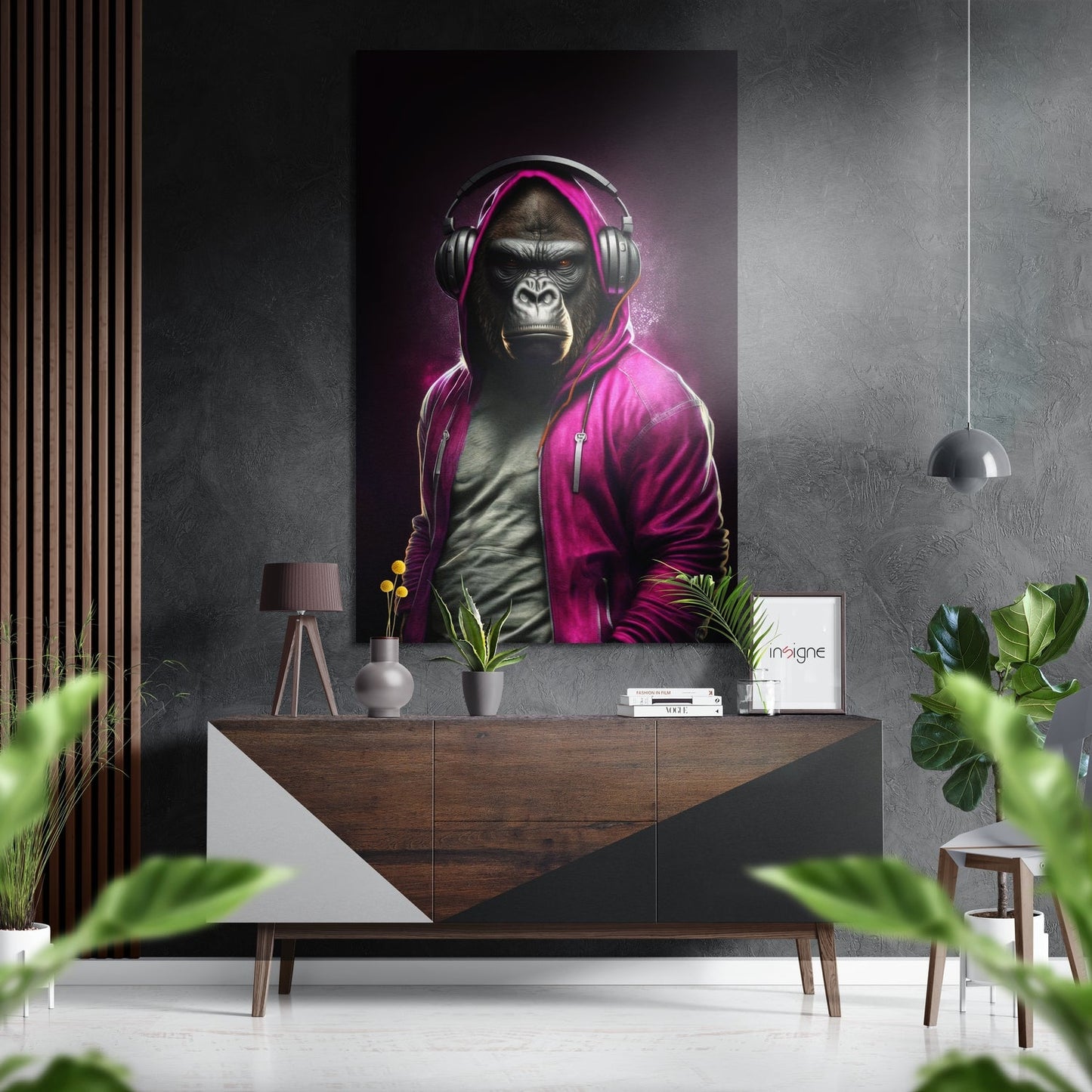 Anger of the Ape Brushed Aluminum Dibond Wall Art