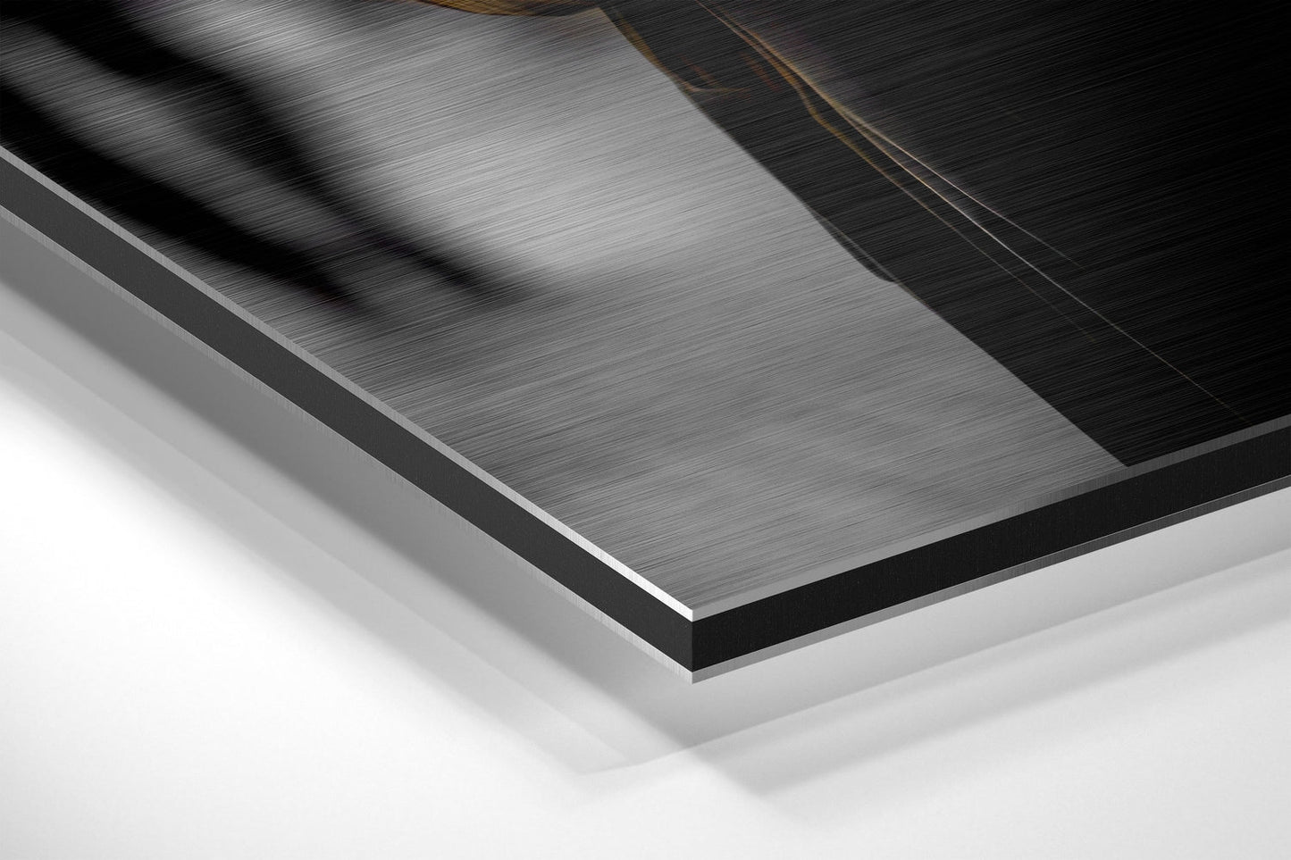 Black Panther Brushed Aluminum Dibond Wall Art