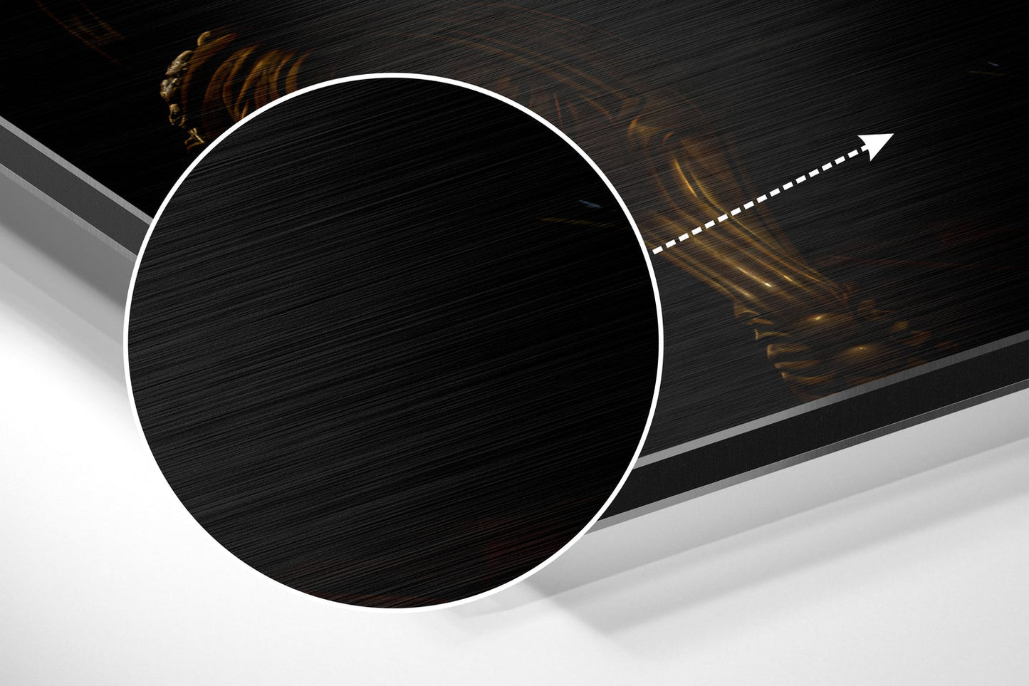 Mr. Tiger Brushed Aluminum Dibond Wall Art