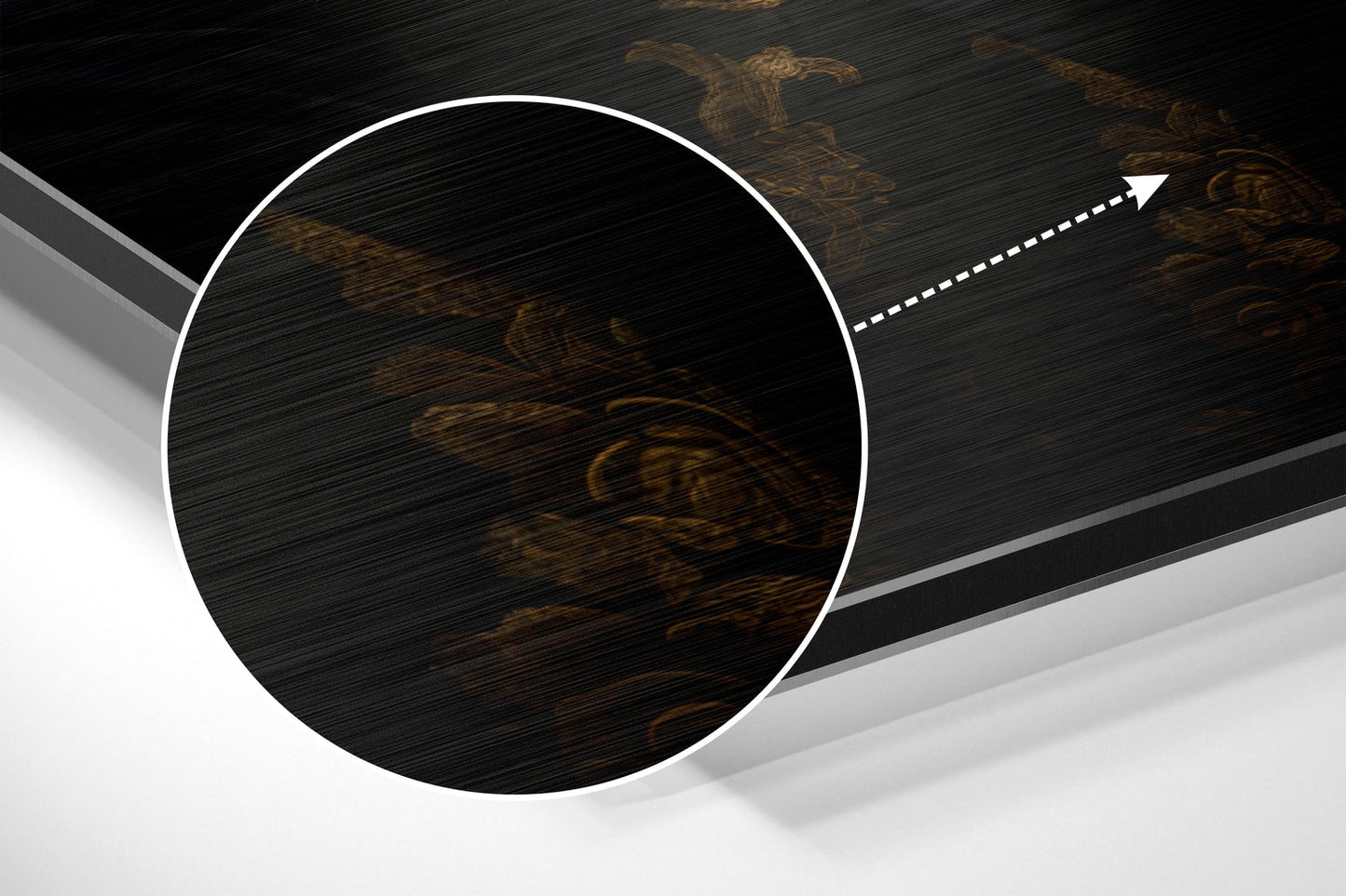 Mr. Tiger Brushed Aluminum Dibond Wall Art