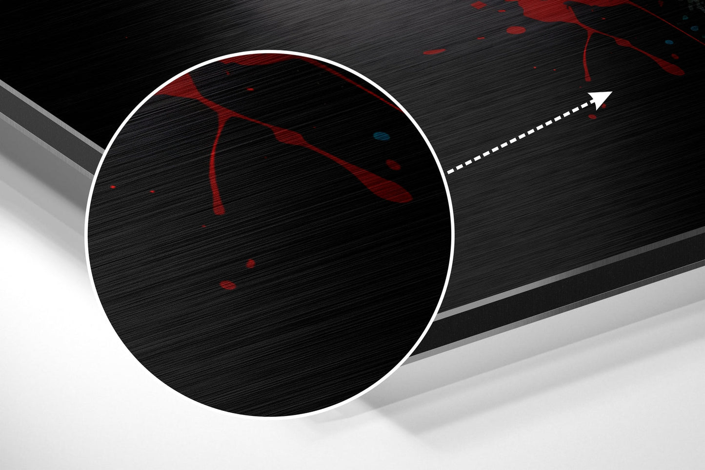 Bull Brushed Aluminum Dibond Wall Art