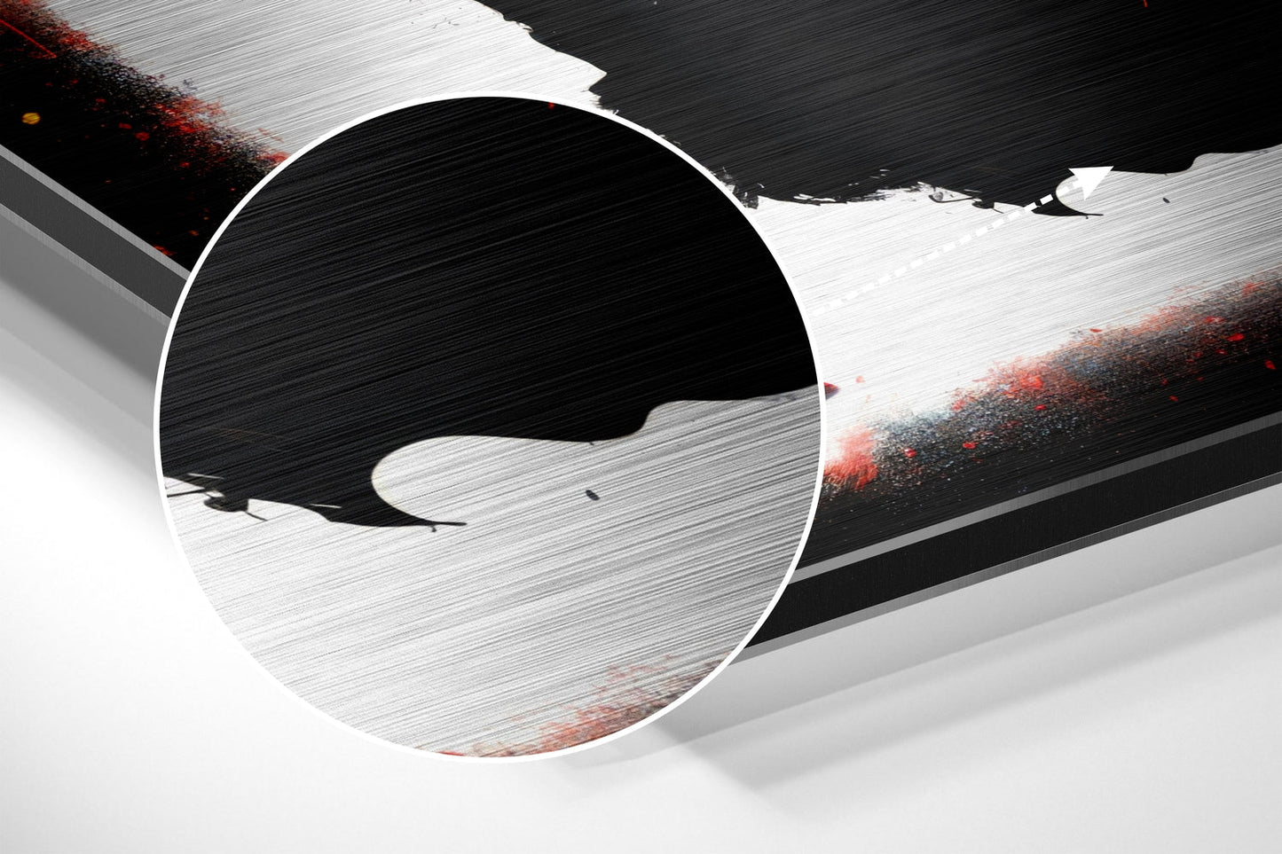 Bull Brushed Aluminum Dibond Wall Art