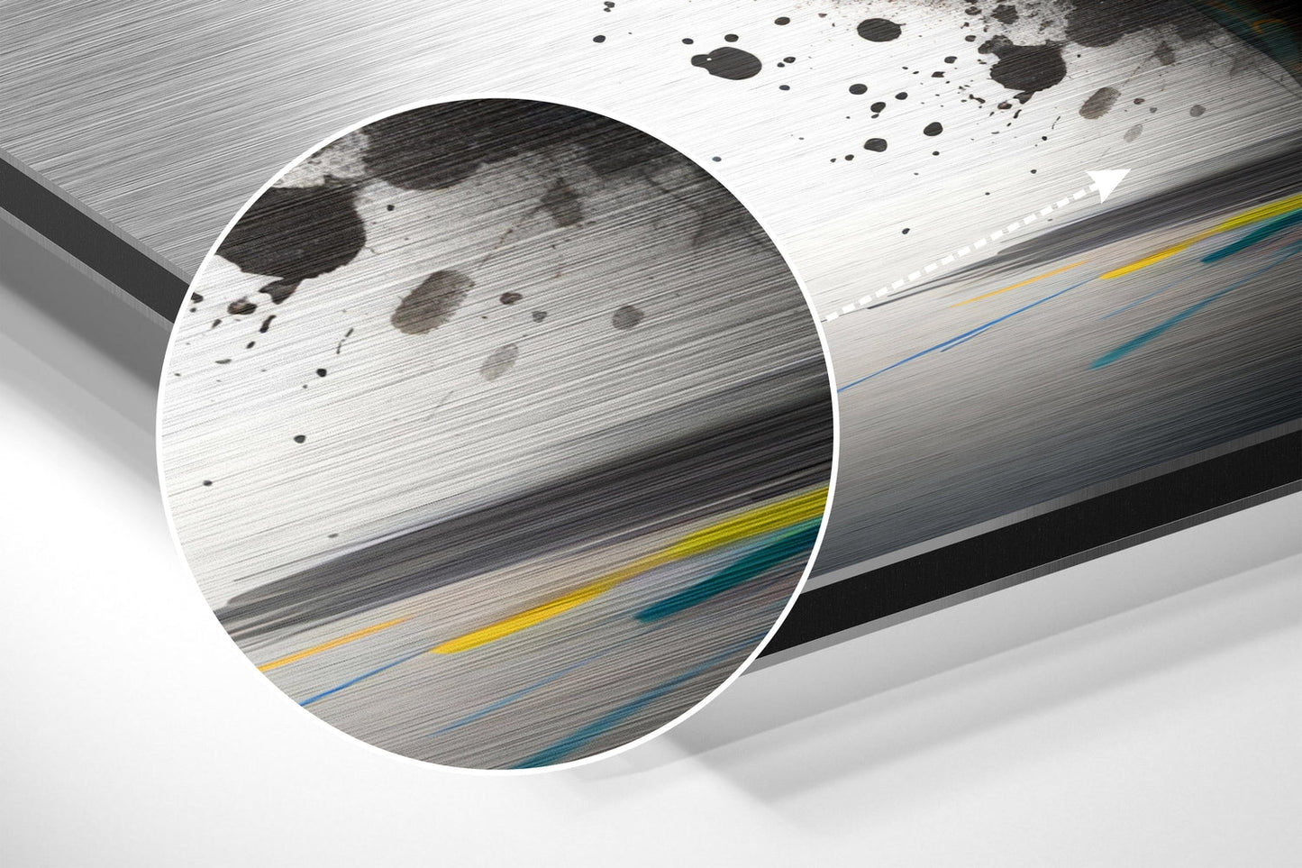 Bull Brushed Aluminum Dibond Wall Art