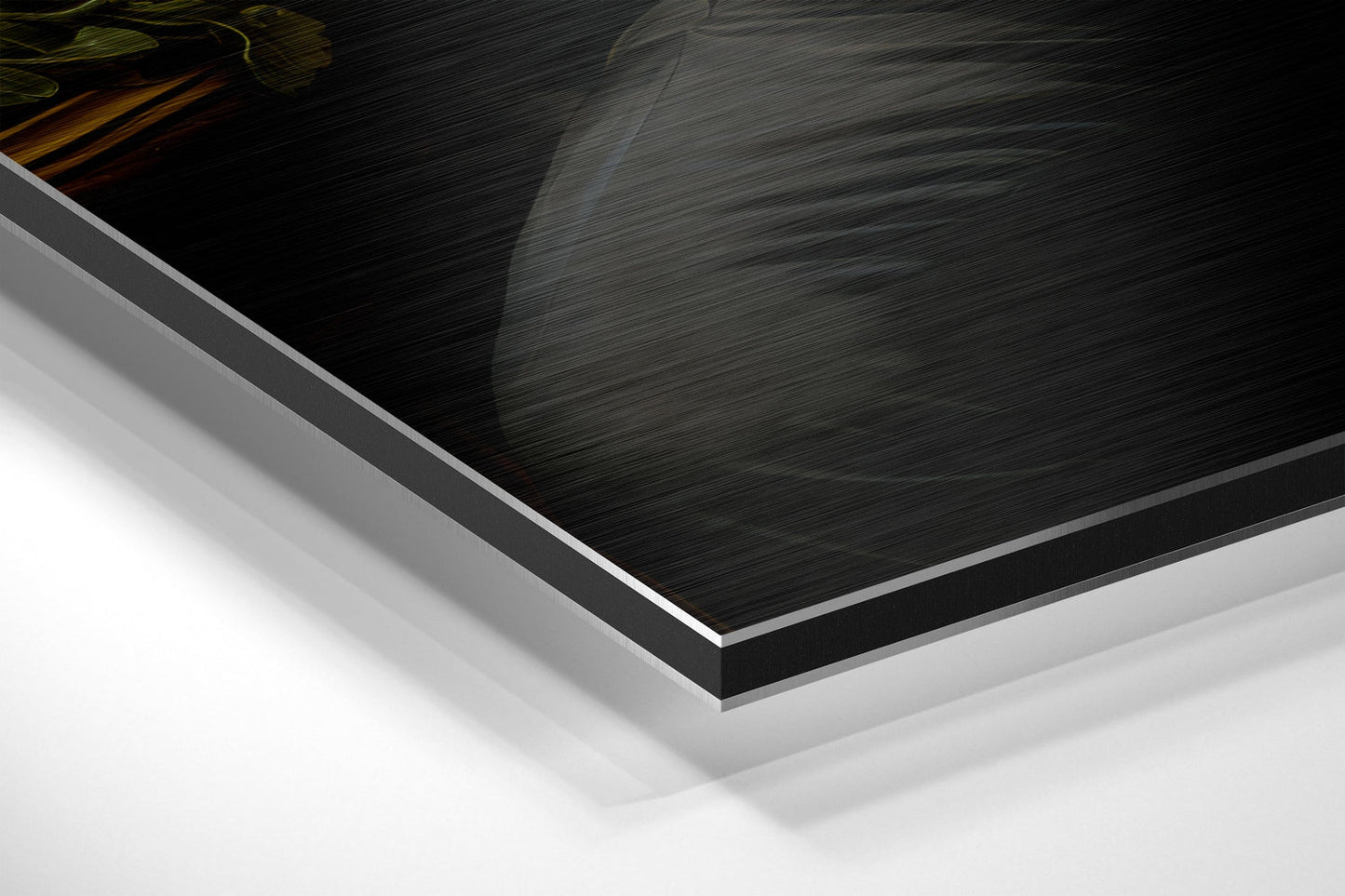 Lion as a Gentleman Brushed Aluminum Dibond Wall Art
