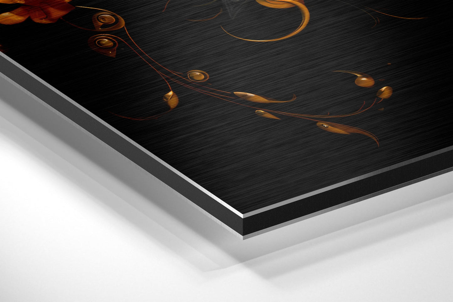 Lotus Brushed Aluminum Dibond Wall Art