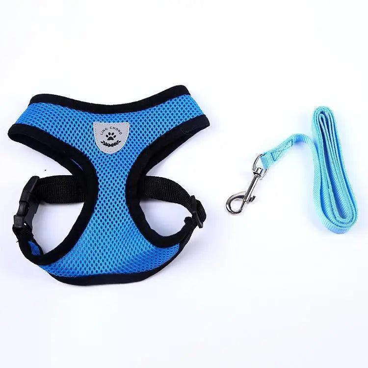 Adjustable Dog Harness No-Pull Pet Harness Soft Padded Dog Vest Reflective No-Choke Pet Vest With Easy Control Handle