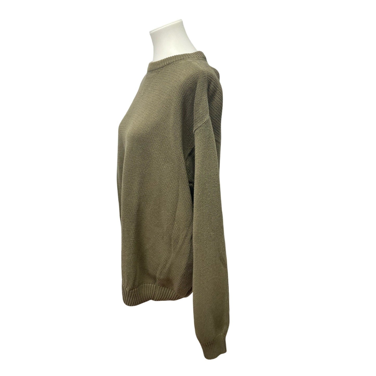 Croft & Barrow Mens Large Tall LT Long Sleeve Crew Neck Pullover Cotton Sweater