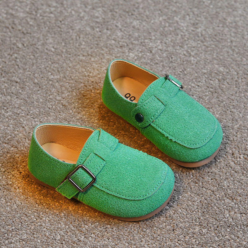 Children's Velcro Shallow Shoes Girls Daily Western Style Princess Shoes