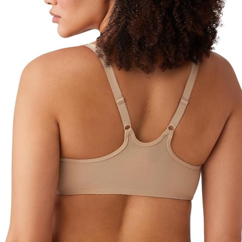 New Wacoal Women's 38D Tan Toast Unlined Front Close Underwire Racerback Bra