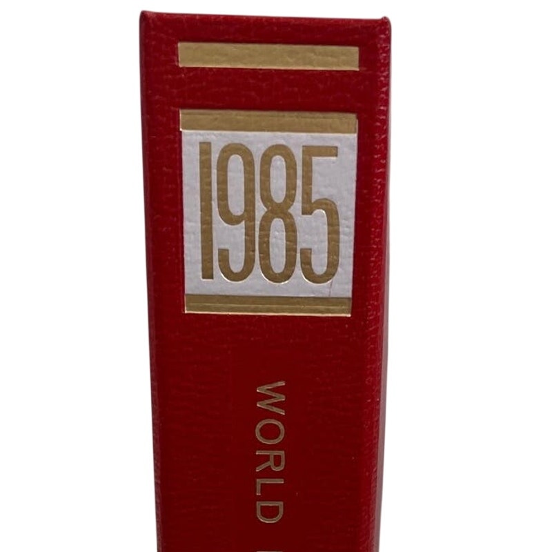 Vintage 1985 World Progress Yearbook Binder Spring Winter Summer Fall Collection