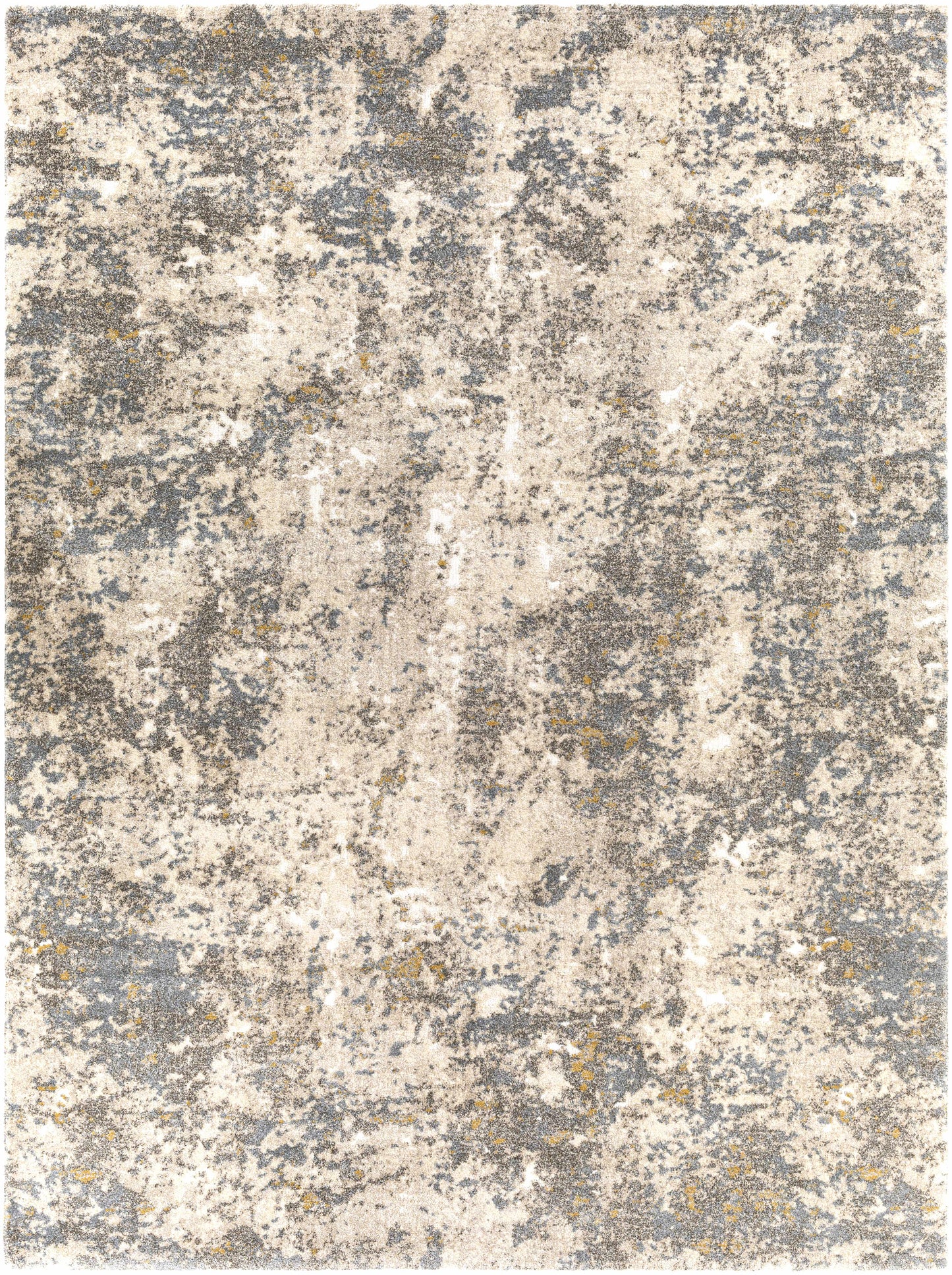 Alabaster Abstract Thick Luxe Rug-0