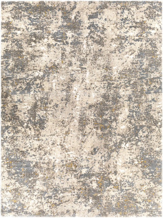 Alabaster Abstract Thick Luxe Rug-0