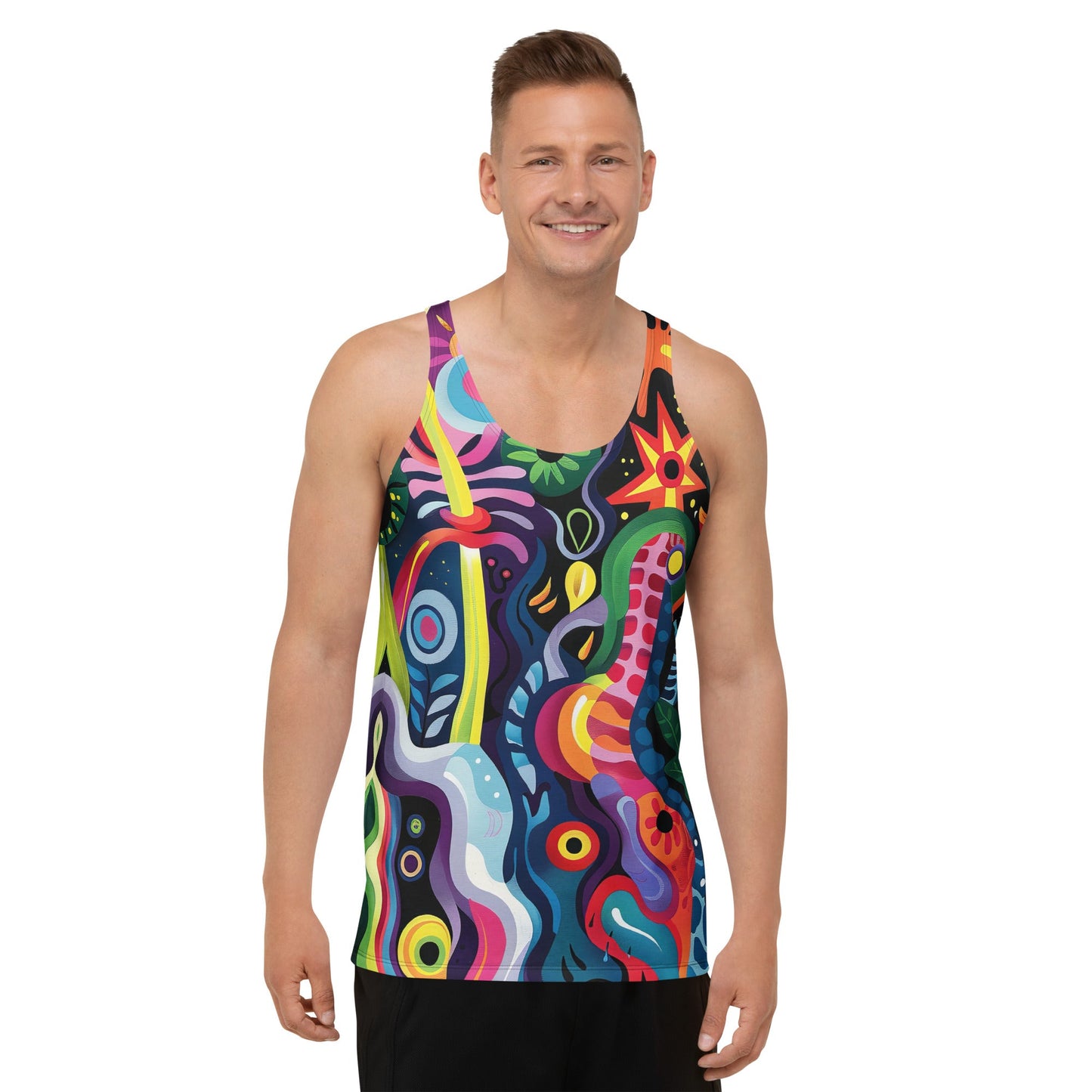 Kaleido Tribe Tank Top For EDM Rave Festival Outfit Clothing