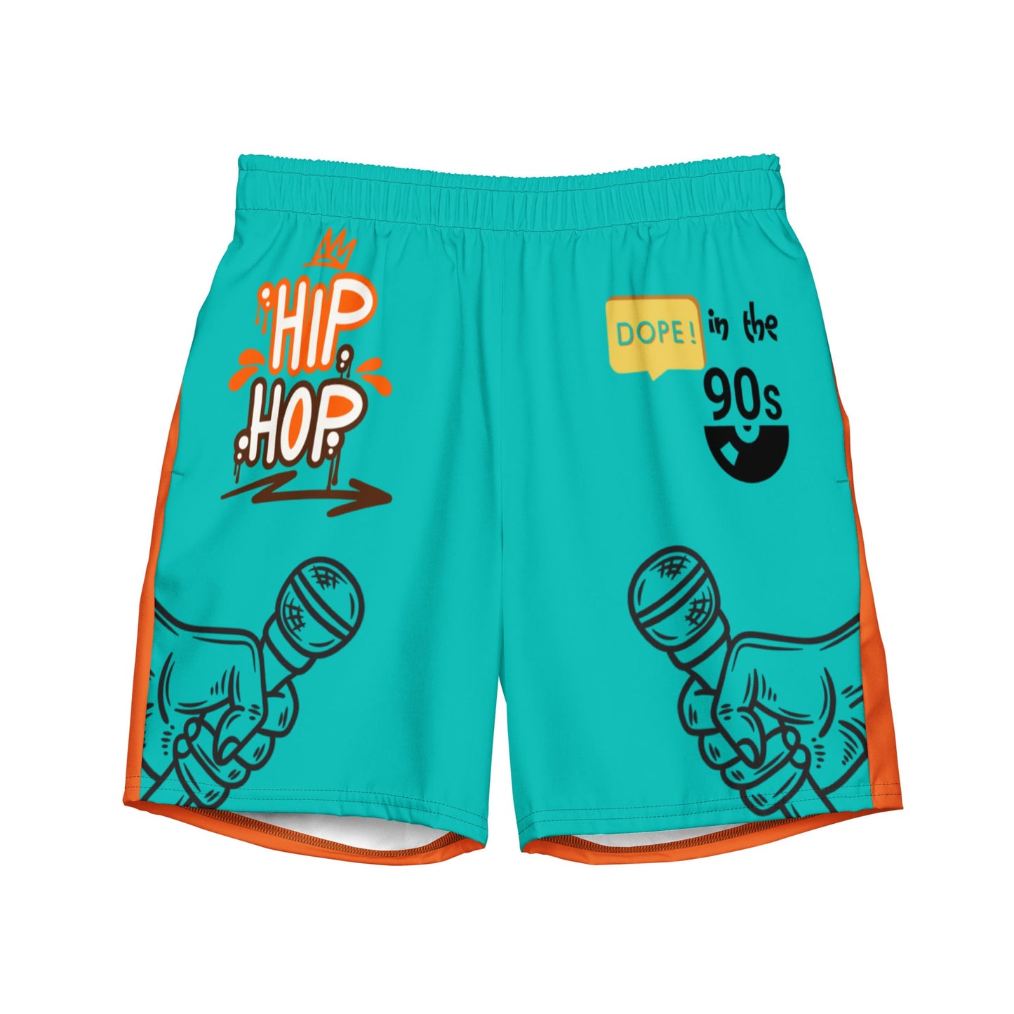 Golden Age of Hip Hop Men's Swim Trunks