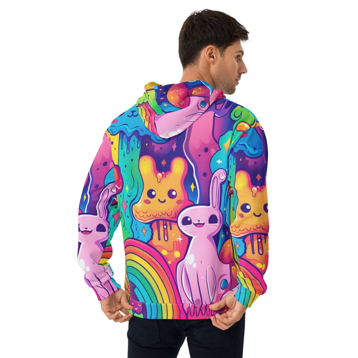 Cartoon Trip Hoodie For EDM Rave Festival Outfit Clothing