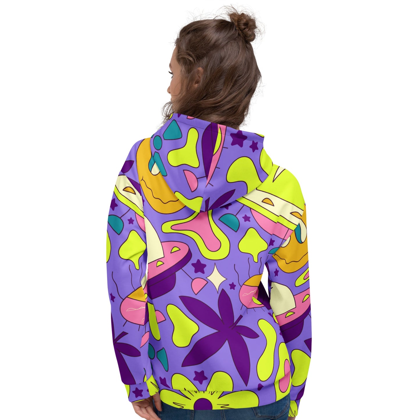 Retro World Trippin Hoodie For EDM Rave Festival Outfit Clothing