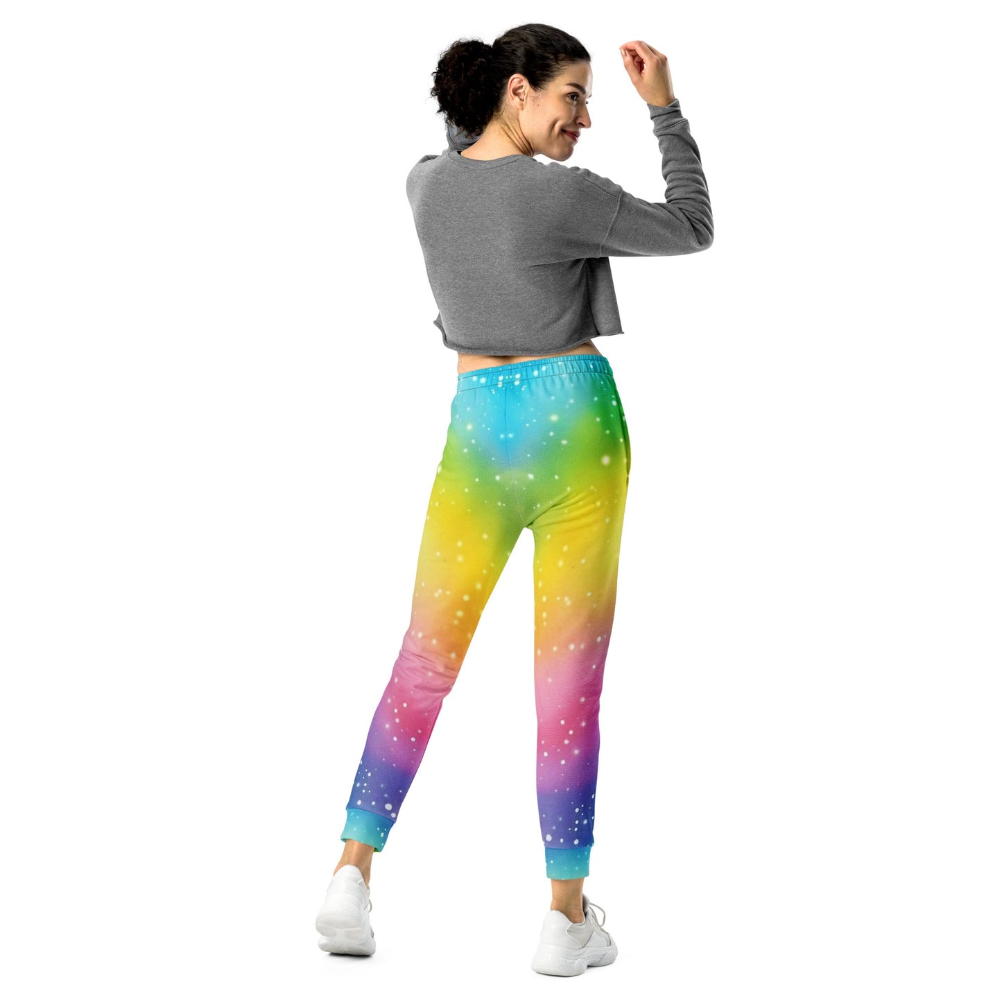 Cosmic Rainbow Women's Joggers For EDM Rave Festival Outfit Clothing