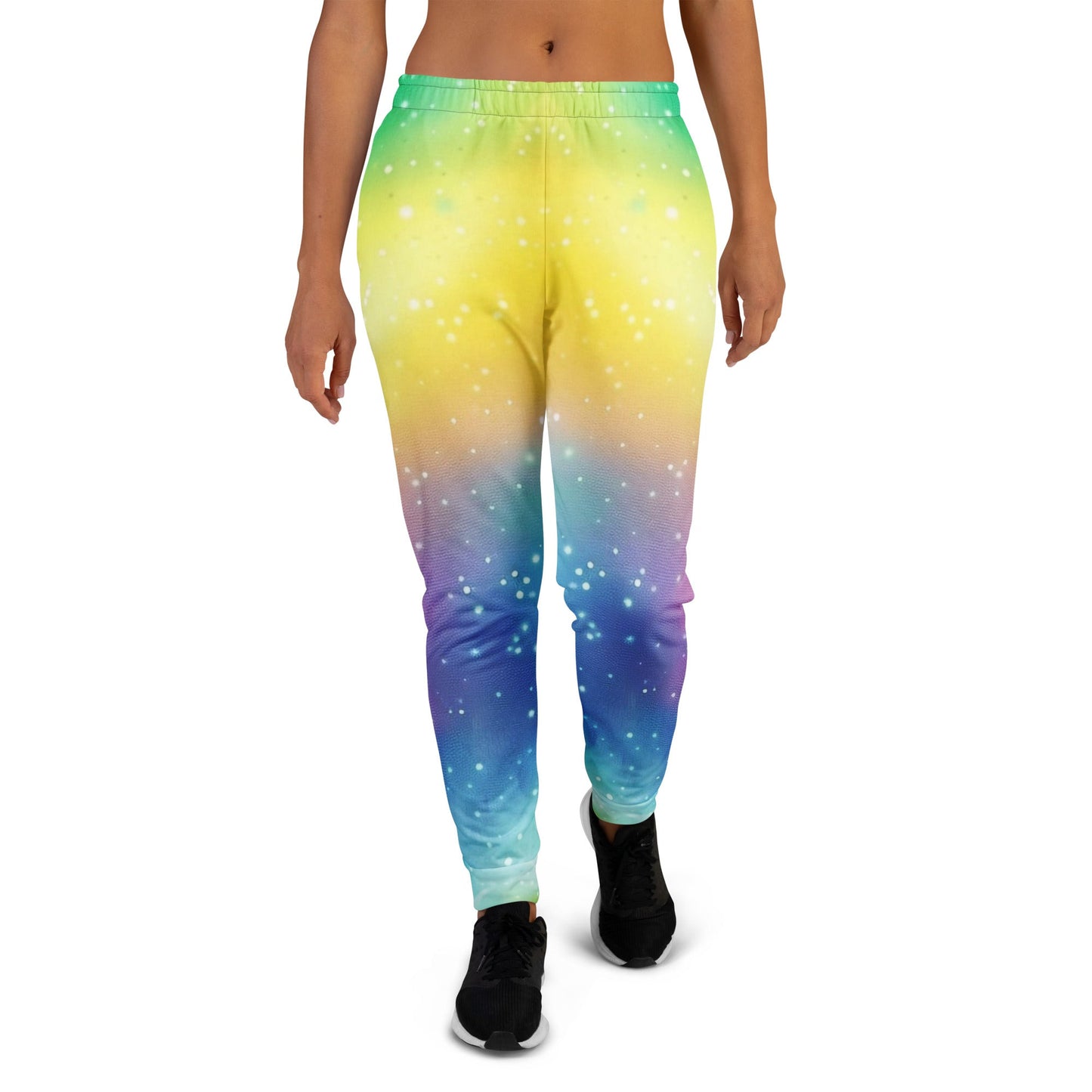 Cosmic Rainbow Women's Joggers For EDM Rave Festival Outfit Clothing