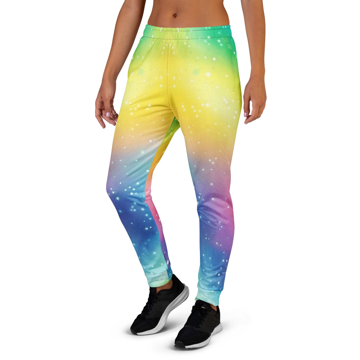 Cosmic Rainbow Women's Joggers For EDM Rave Festival Outfit Clothing