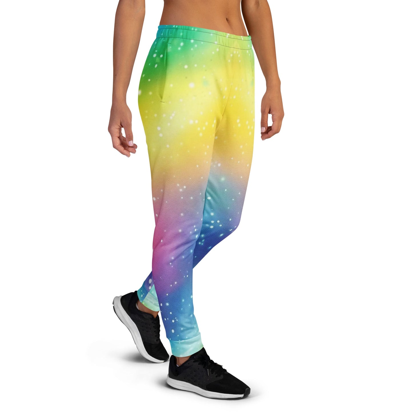 Cosmic Rainbow Women's Joggers For EDM Rave Festival Outfit Clothing