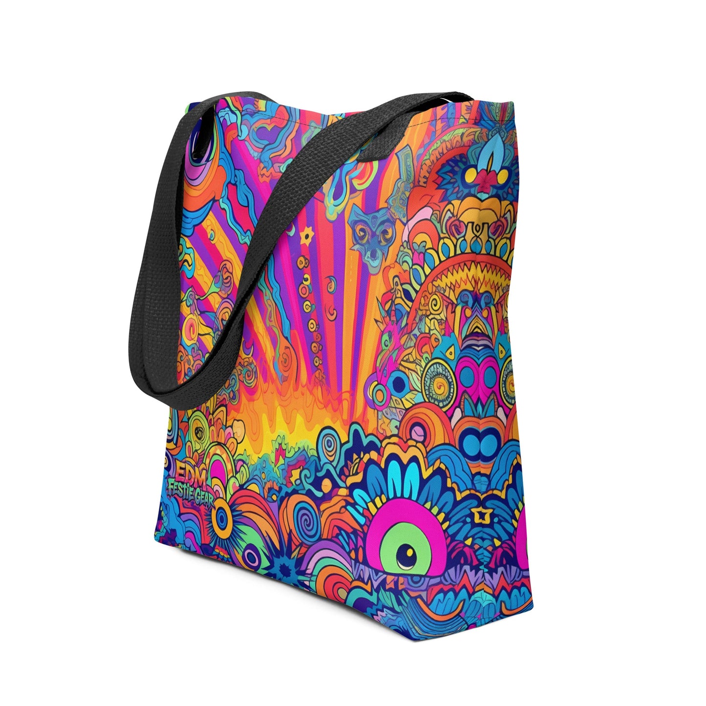 Toon World Tote Bag For EDM Rave Festival Outfit Clothing