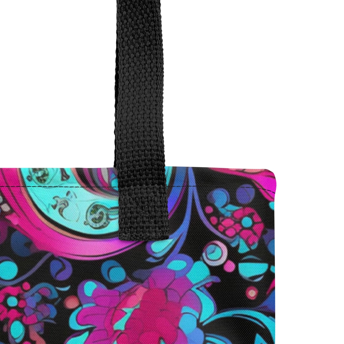 Trippy Tote Bag For EDM Rave Festival Outfit Clothing