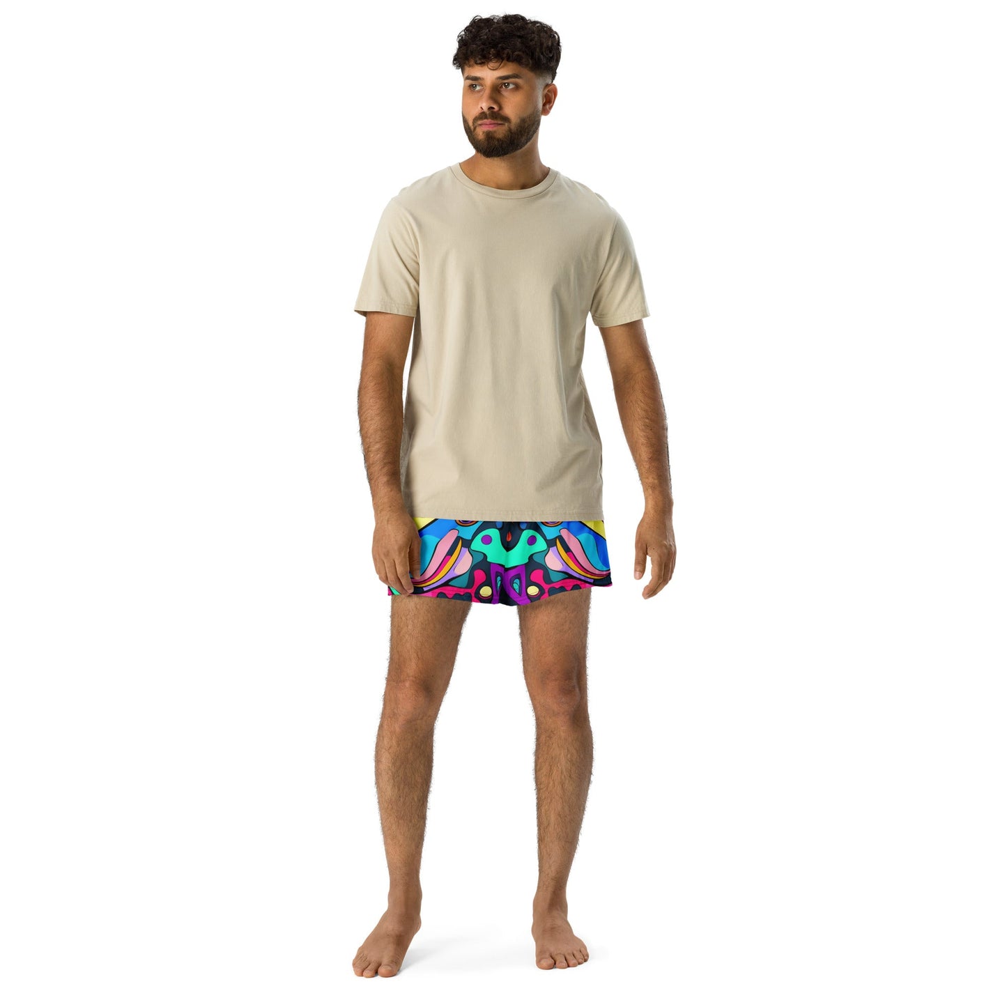 Melting Colors Athletic Shorts For EDM Rave Festival Outfit Clothing