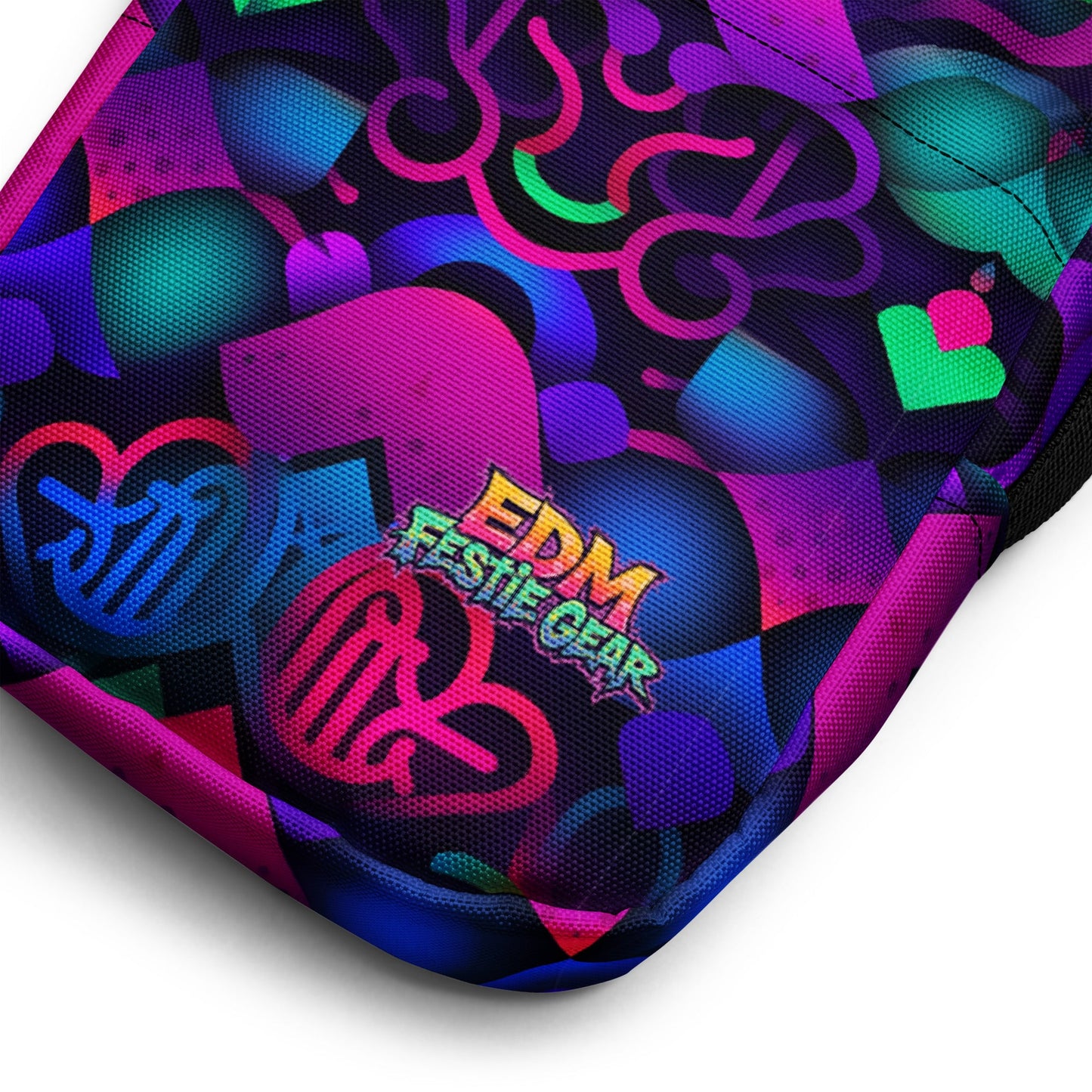 Neon Wonder Crossbody Bag For EDM Rave Festival Outfit Clothing