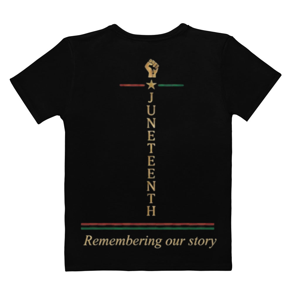 Freedom Delayed Not Denied – Juneteenth Women's Graphic Tee