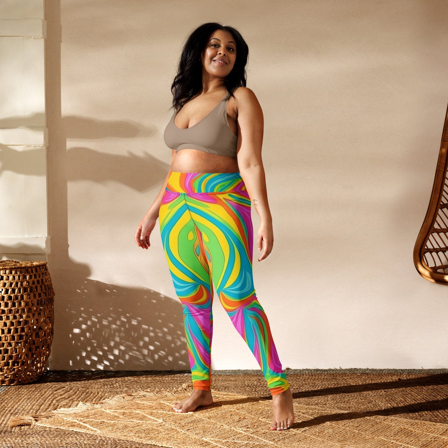 Neon Craze Woman's Yoga Leggings For EDM Rave Festival Outfit Clothing