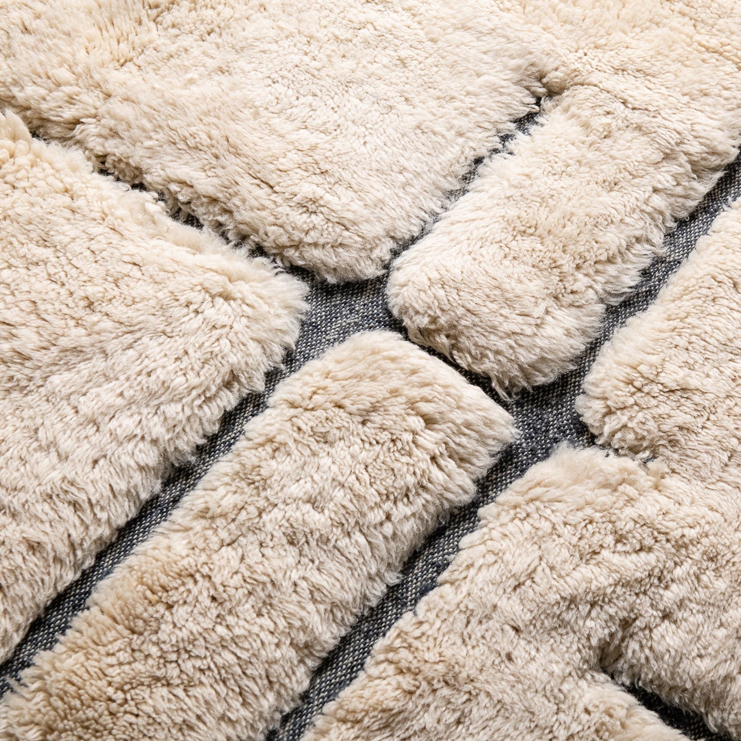 Whispered Lines - Luxury Shag Moroccan Rug-2