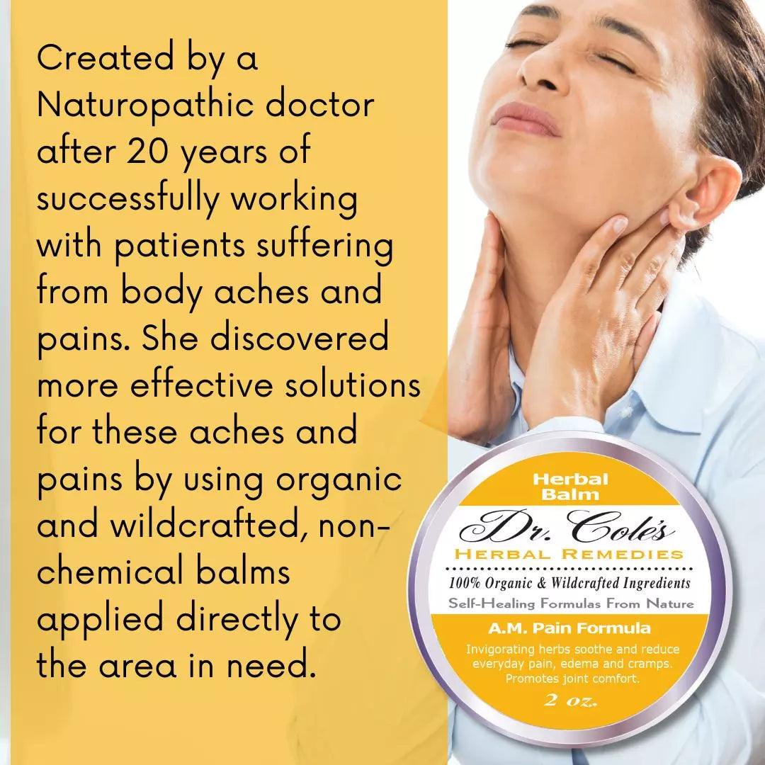 Dr. Cole's A.M. Pain Herbal Balm SixPak-4