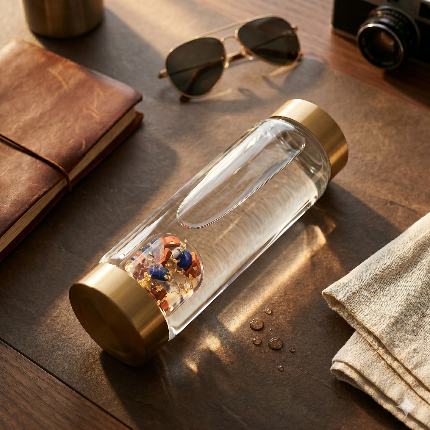 ViA American Dream | Red Jasper, White Opal, Blue Lapis, Clear Quartz & 24k Gold