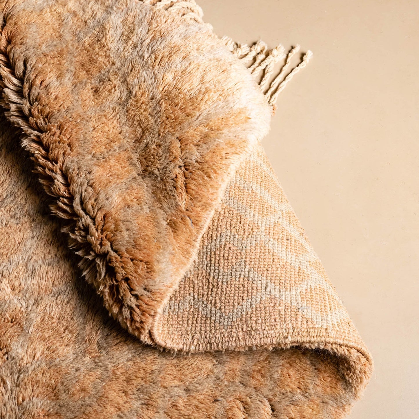 Golden Hush - Luxury Shag Moroccan Rug-3