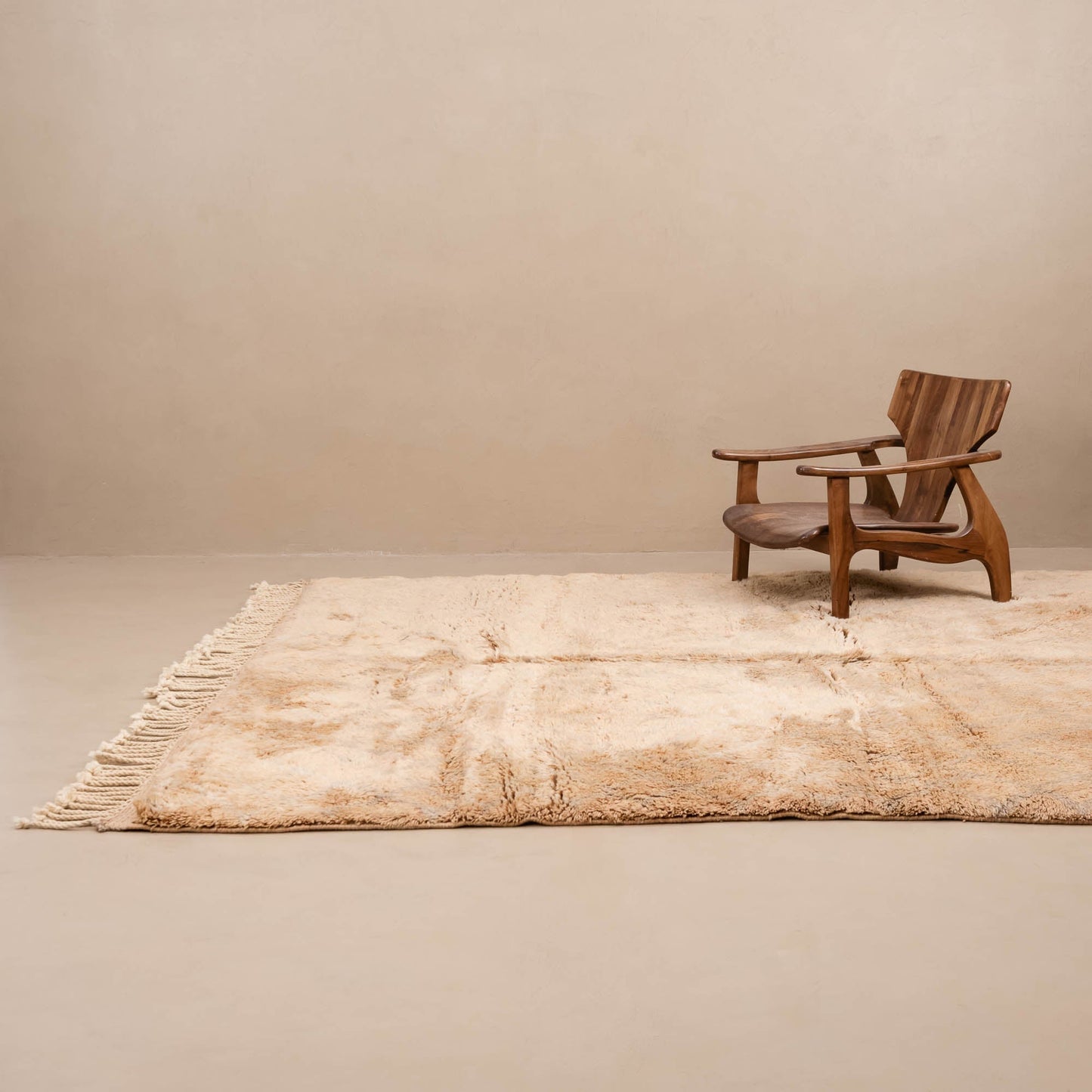 Golden Hush - Luxury Shag Moroccan Rug-1