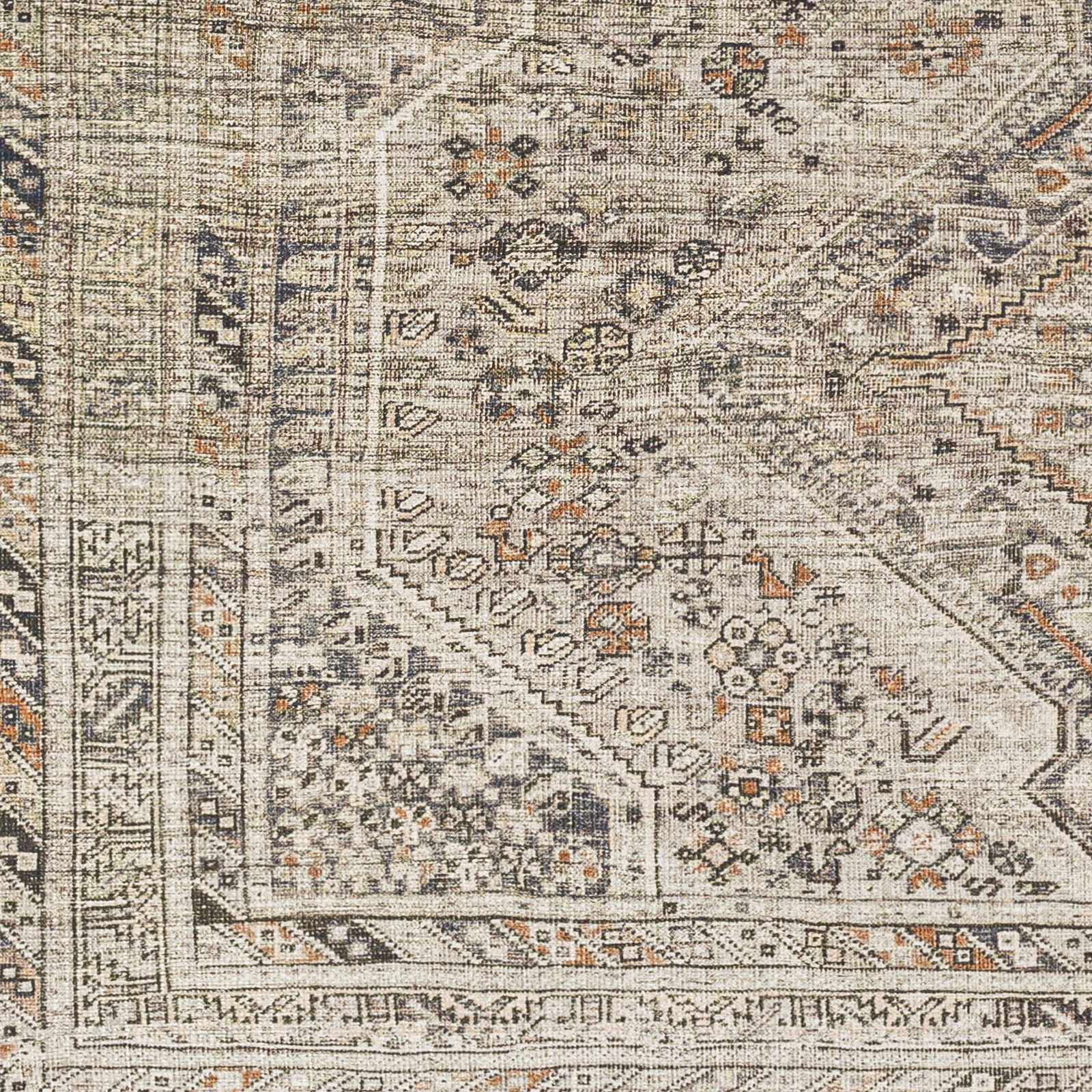 Sample Barny Beige Flat Pile Washable Rug-0