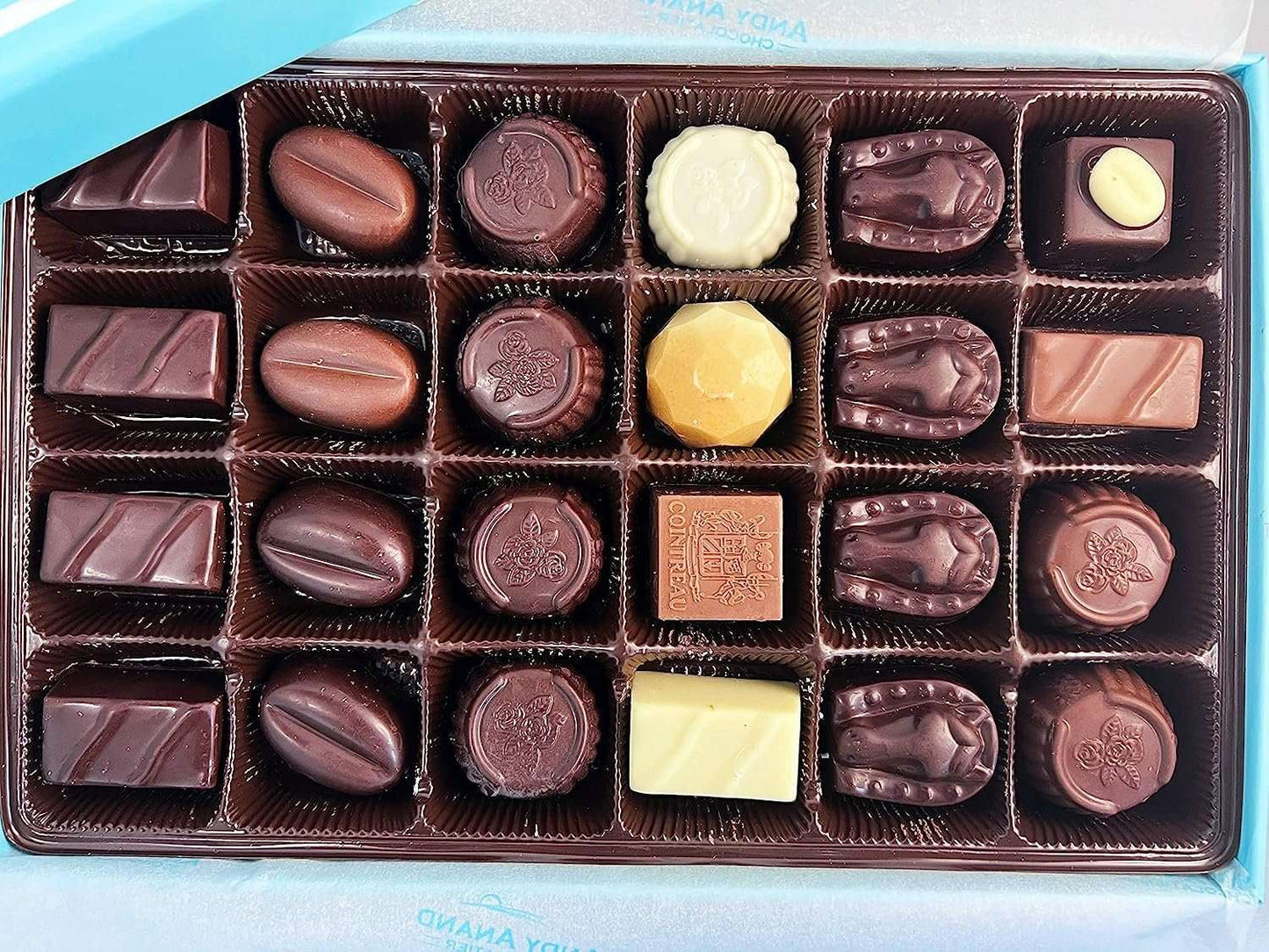 Andy Anand Sugar Free Chocolate Truffles Gift Box – 16 Pc Belgian Delight, 60% Chocolate (Cocoa Butter)