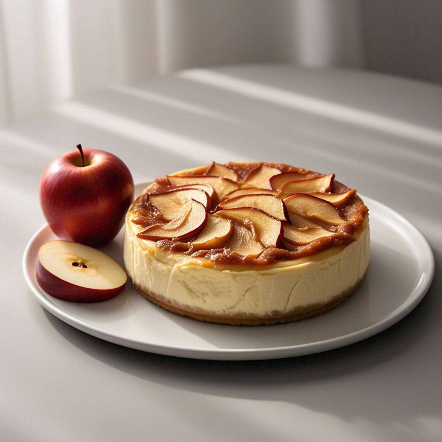 Andy Anand Sugar-Free Apple Cake, 9-Inch, 2.6 lb – Keto & Diabetic-Friendly, Real Apples, No Added Sugar, Stevia Sweetened Birthday Gift